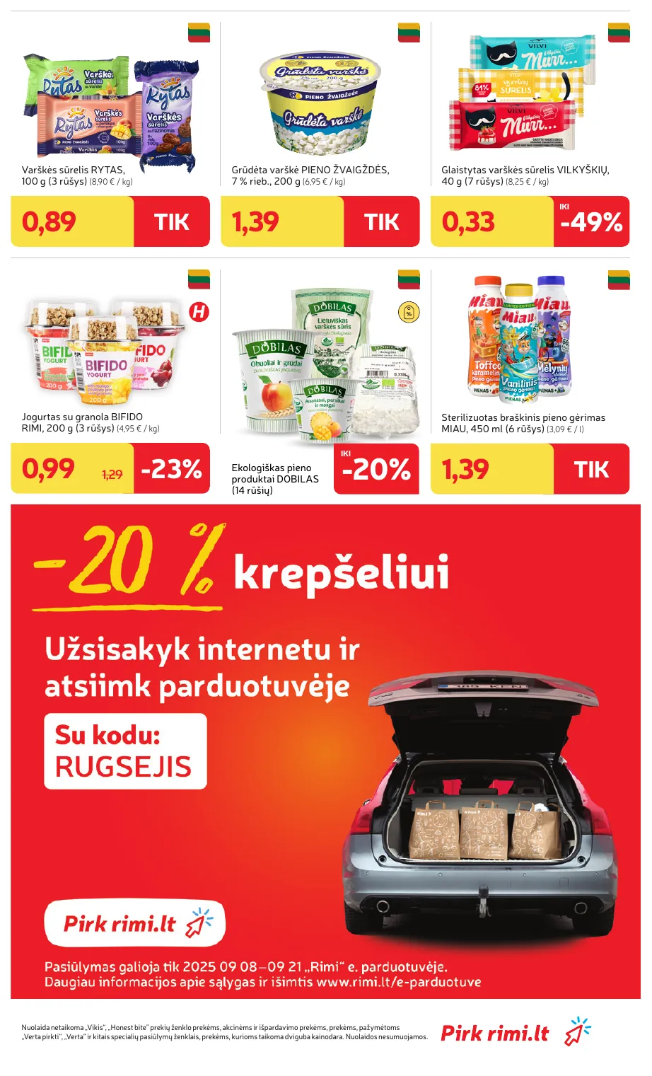 Rimi Savaitinis akcijų leidinys Nr. 37 (2025) – p.23