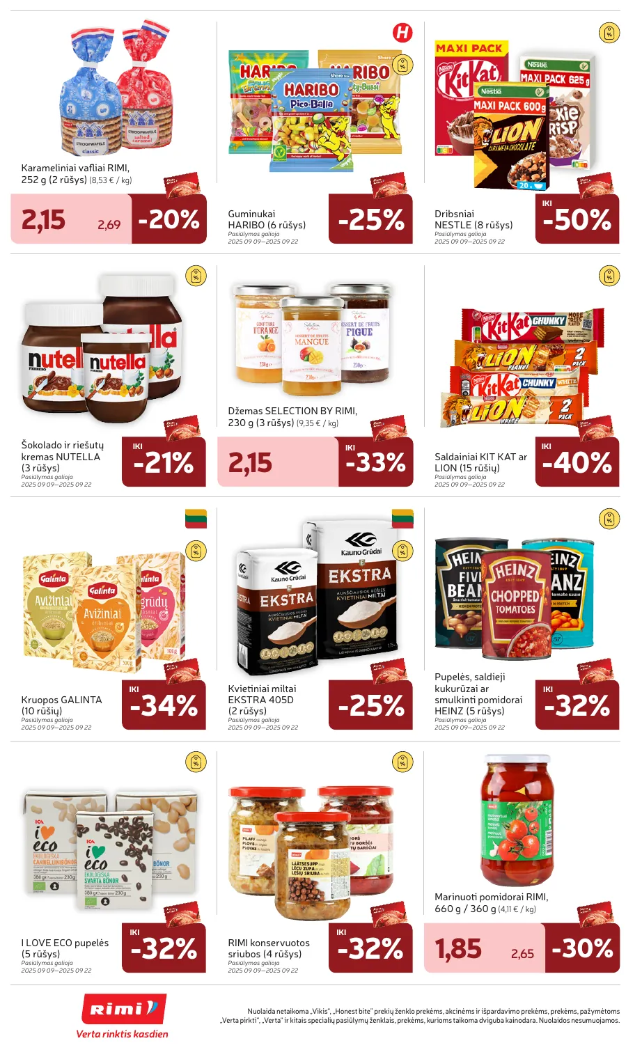 Rimi Savaitinis akcijų leidinys Nr. 37 (2025) – p.26