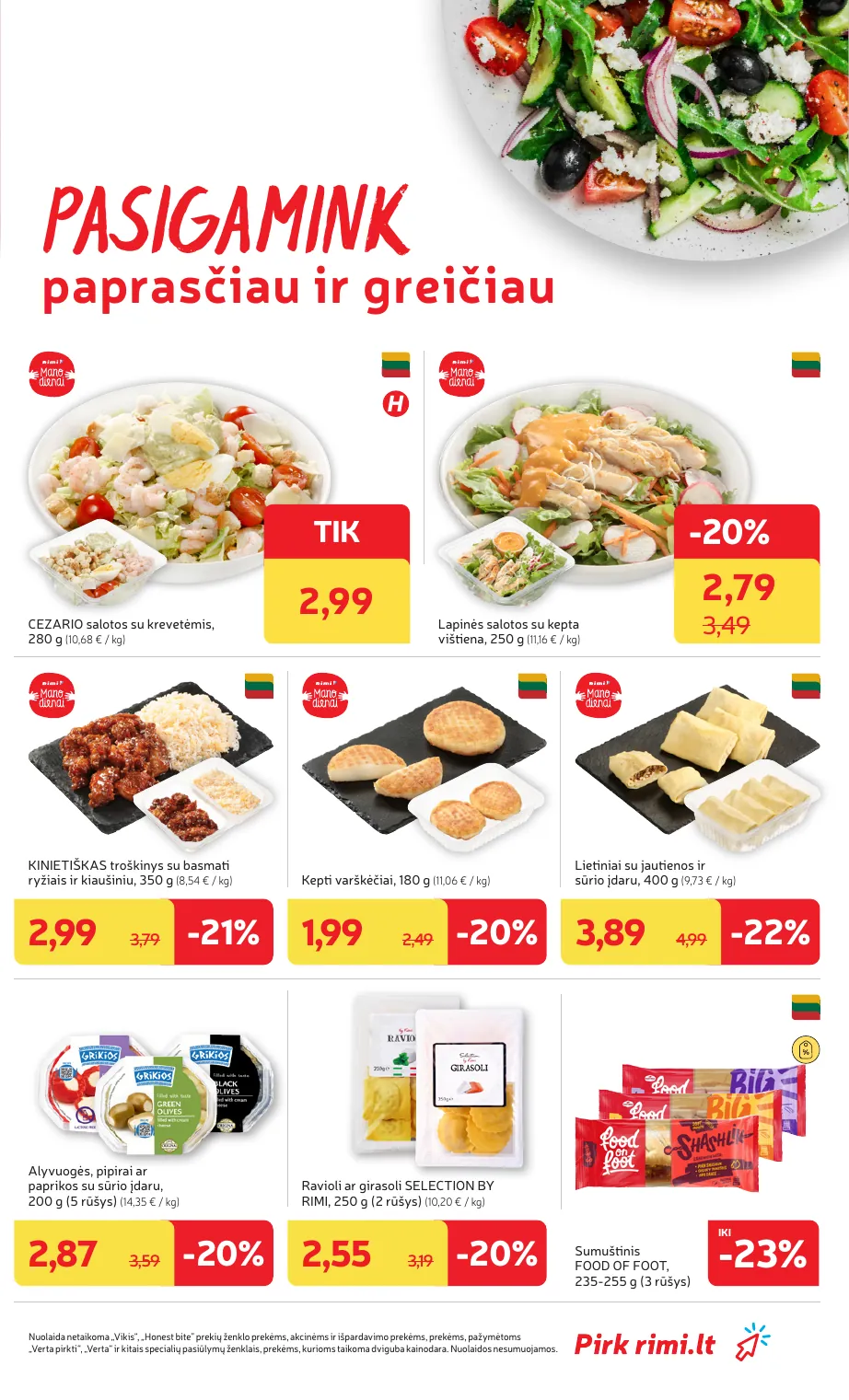 Rimi Savaitinis akcijų leidinys Nr. 38 (2025) – p.13
