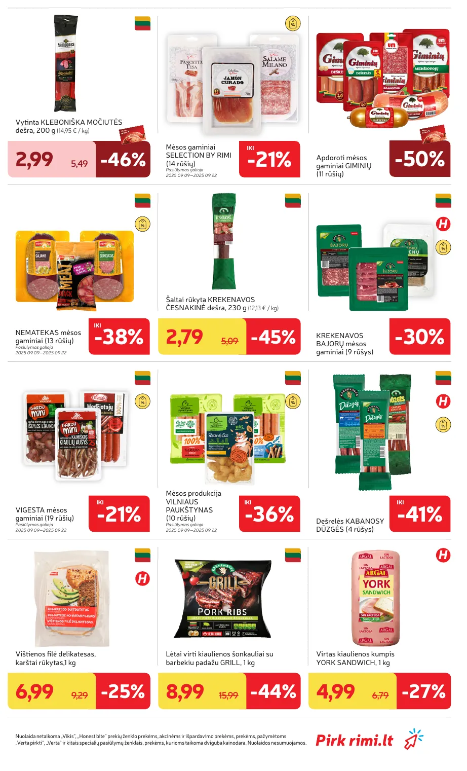 Rimi Savaitinis akcijų leidinys Nr. 38 (2025) – p.15
