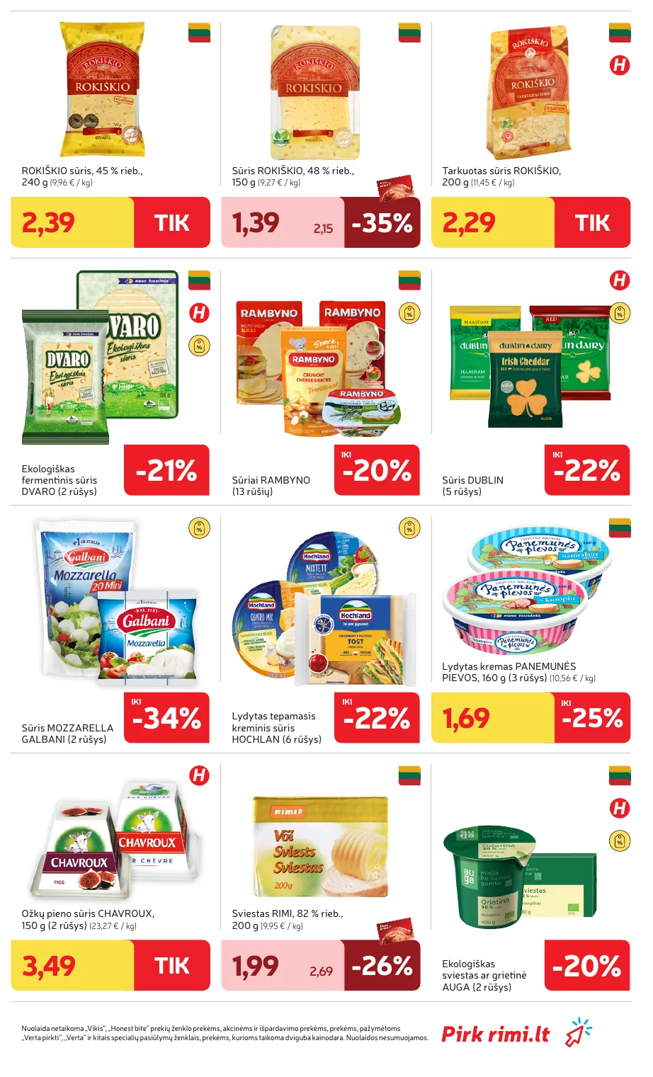 Rimi Savaitinis akcijų leidinys Nr. 38 (2025) – p.19