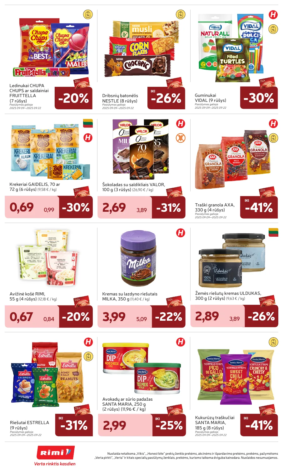 Rimi Savaitinis akcijų leidinys Nr. 38 (2025) – p.24