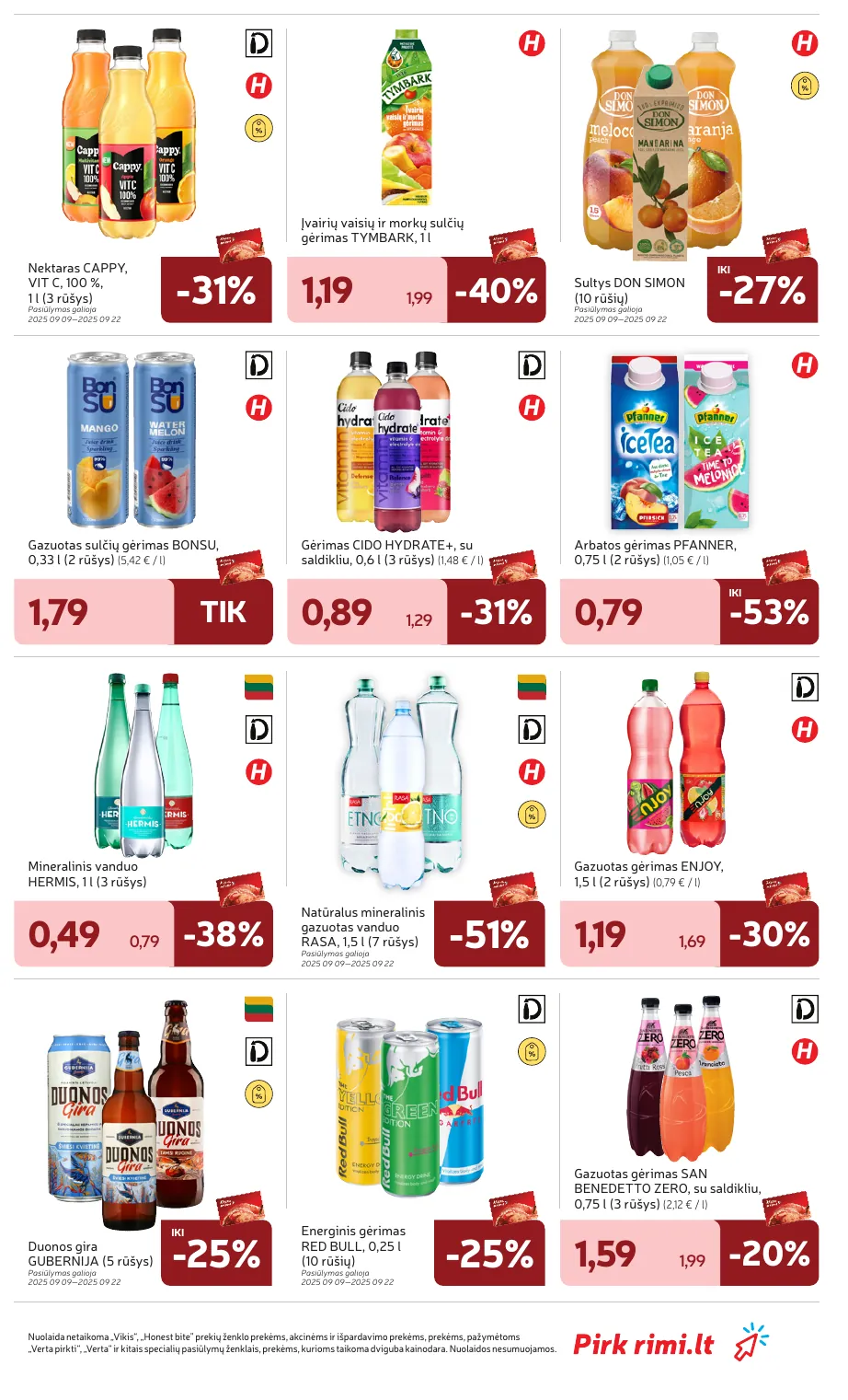 Rimi Savaitinis akcijų leidinys Nr. 38 (2025) – p.27