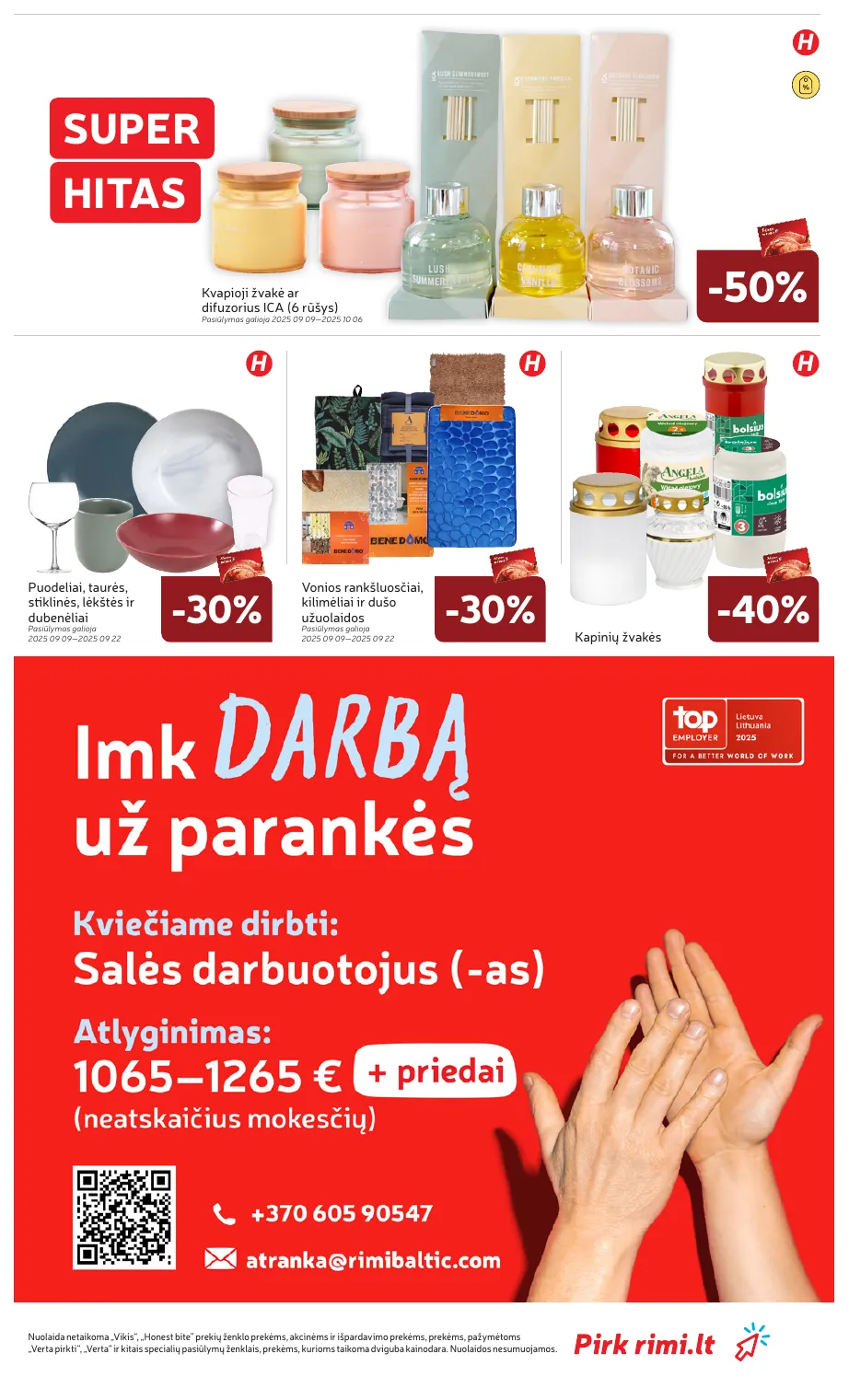 Rimi Savaitinis akcijų leidinys Nr. 38 (2025) – p.35