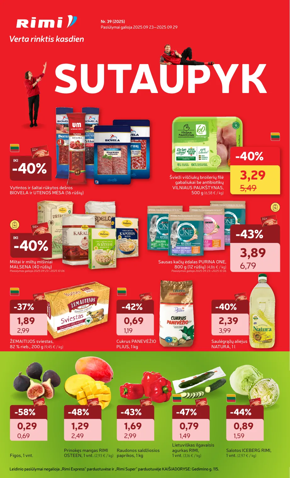Rimi Savaitinis akcijų leidinys Nr. 39 (2025) – p.1