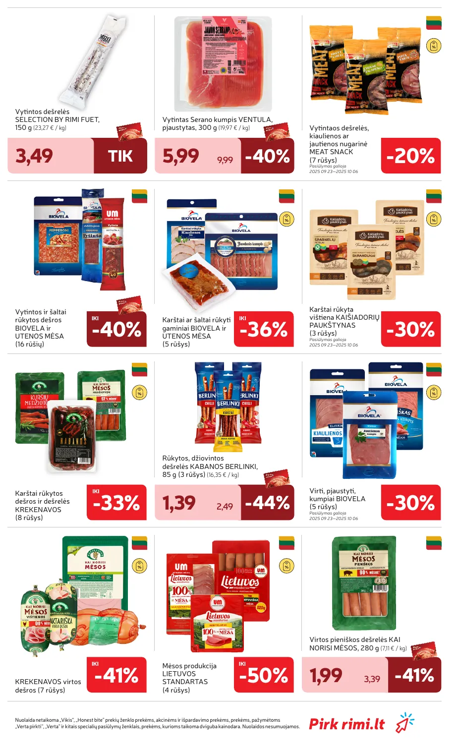 Rimi Savaitinis akcijų leidinys Nr. 39 (2025) – p.11