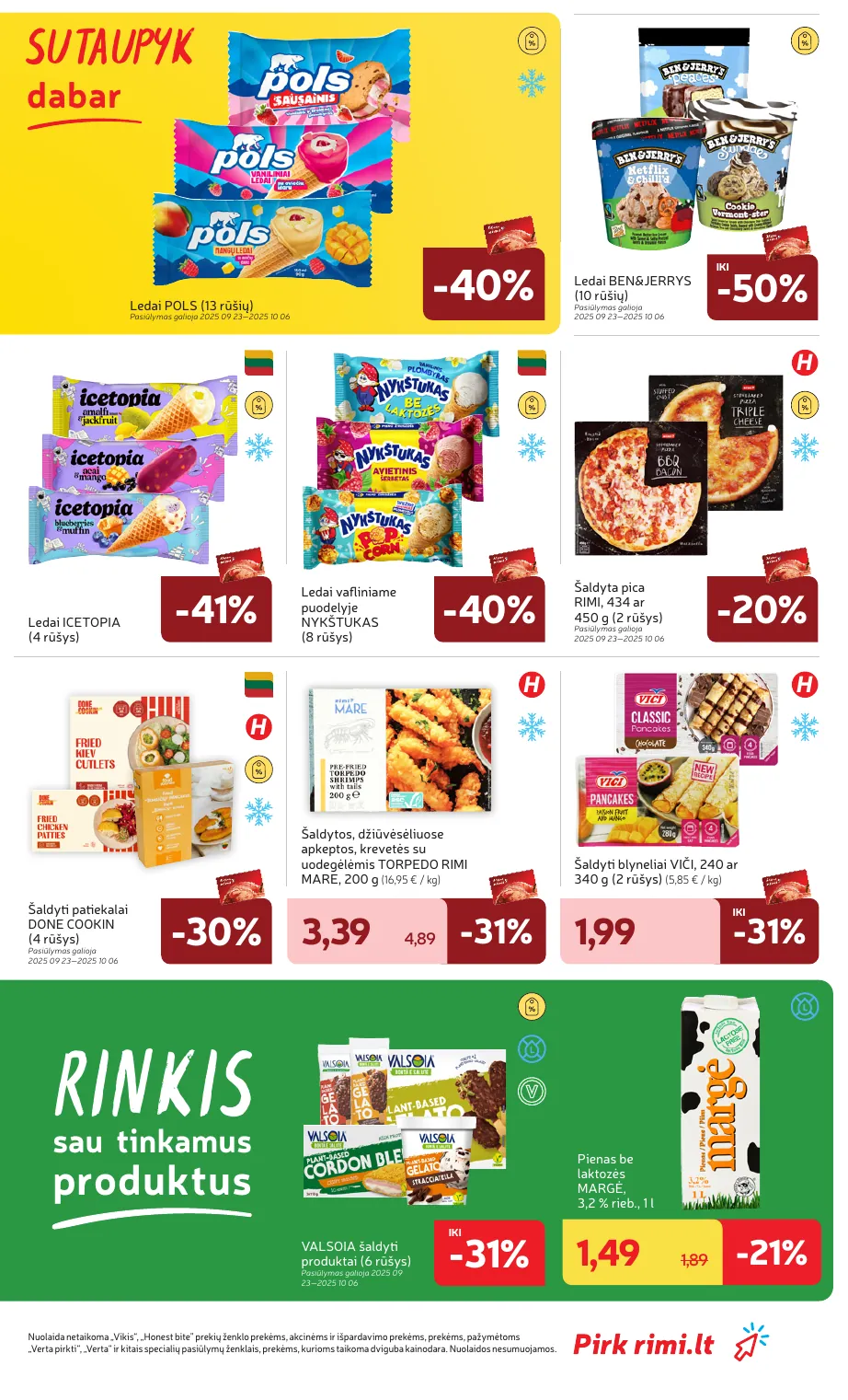 Rimi Savaitinis akcijų leidinys Nr. 39 (2025) – p.13