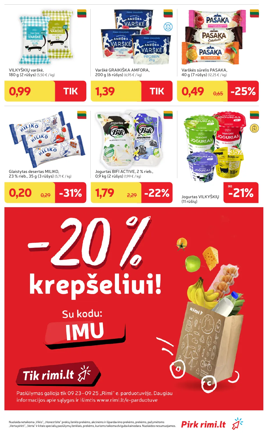 Rimi Savaitinis akcijų leidinys Nr. 39 (2025) – p.17