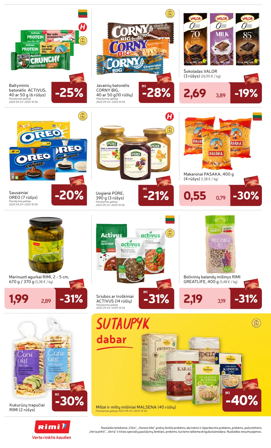Rimi Savaitinis akcijų leidinys Nr. 39 (2025) – p.20