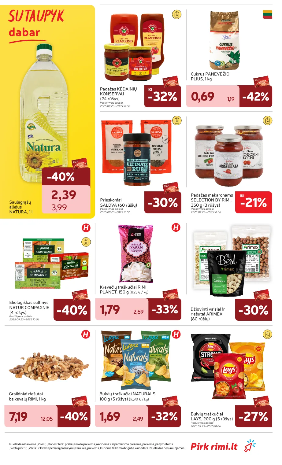 Rimi Savaitinis akcijų leidinys Nr. 39 (2025) – p.21