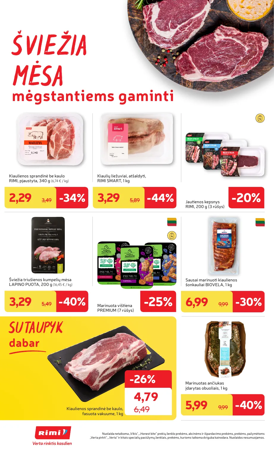 Rimi Savaitinis akcijų leidinys Nr. 39 (2025) – p.4