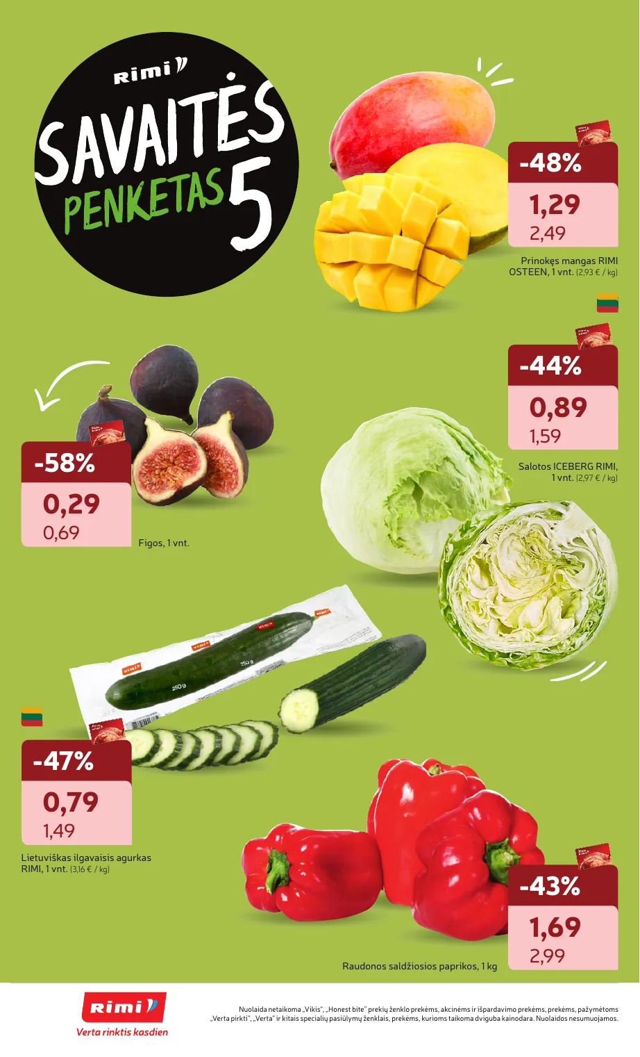 Rimi Savaitinis akcijų leidinys Nr. 39 (2025) – p.6
