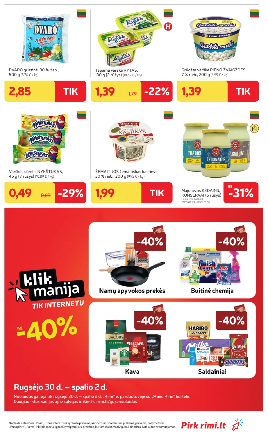 Rimi Savaitinis akcijų leidinys Nr. 40 (2025) – p.17