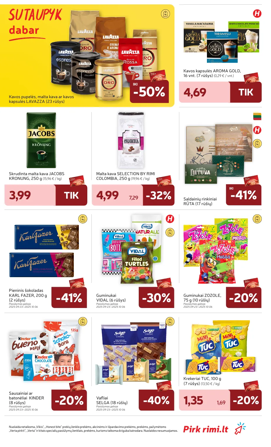 Rimi Savaitinis akcijų leidinys Nr. 40 (2025) – p.19