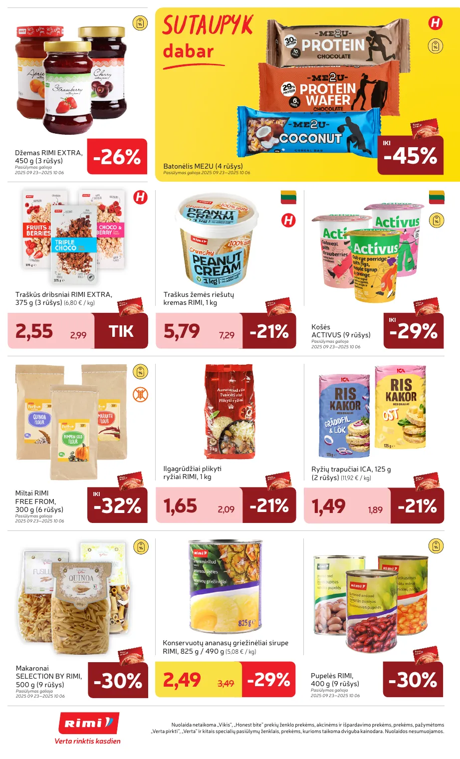 Rimi Savaitinis akcijų leidinys Nr. 40 (2025) – p.20
