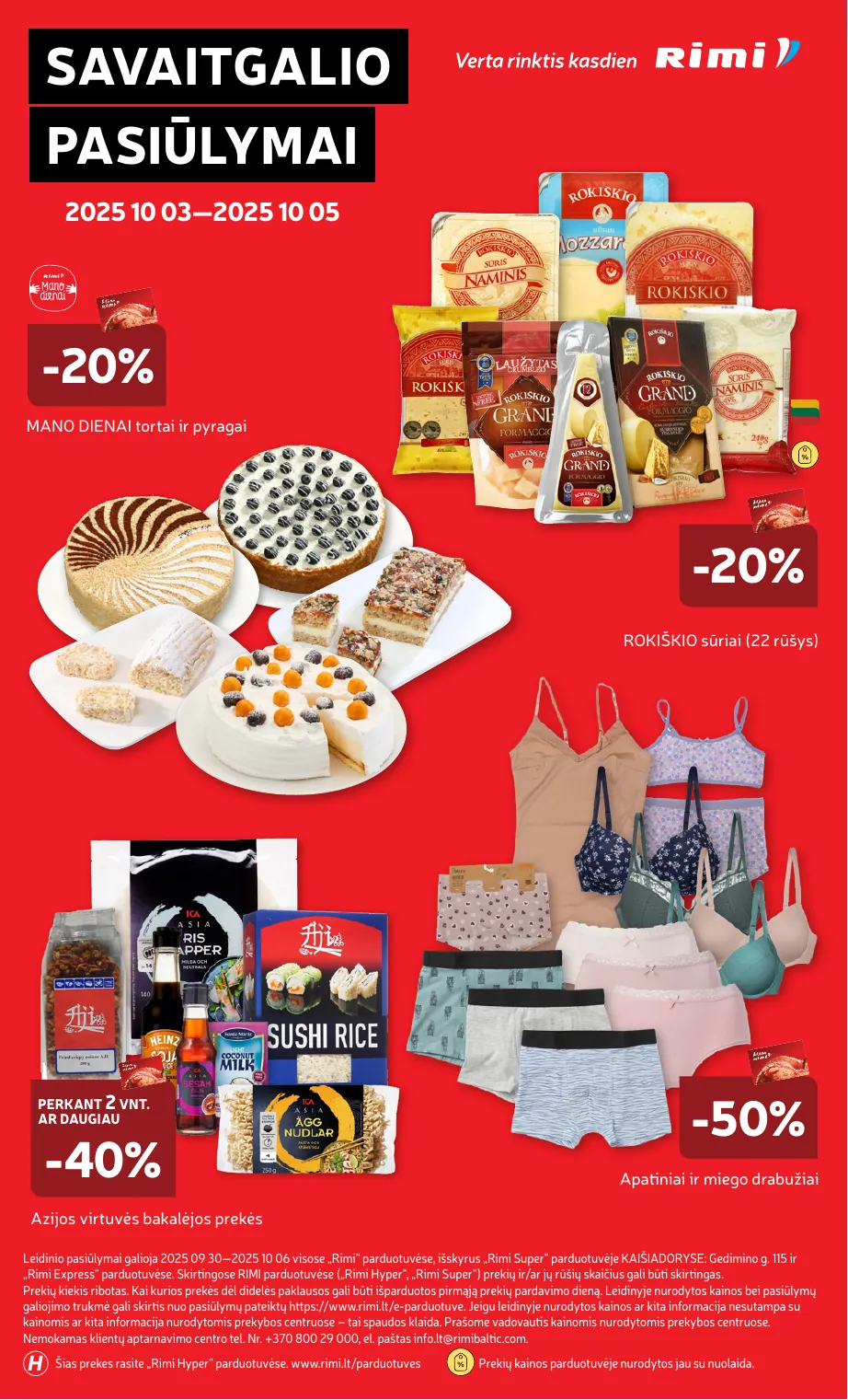 Rimi Savaitinis akcijų leidinys Nr. 40 (2025) – p.32