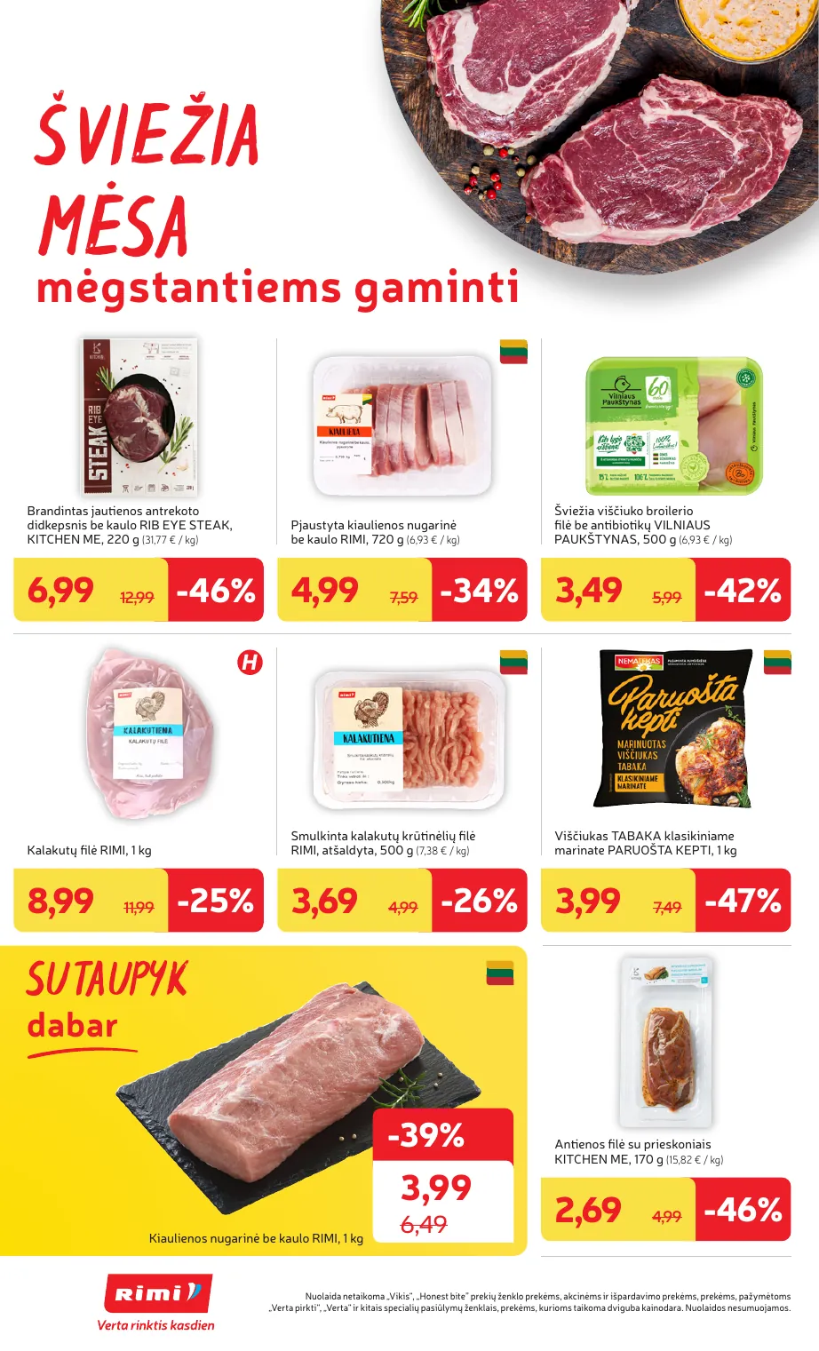 Rimi Savaitinis akcijų leidinys Nr. 40 (2025) – p.4