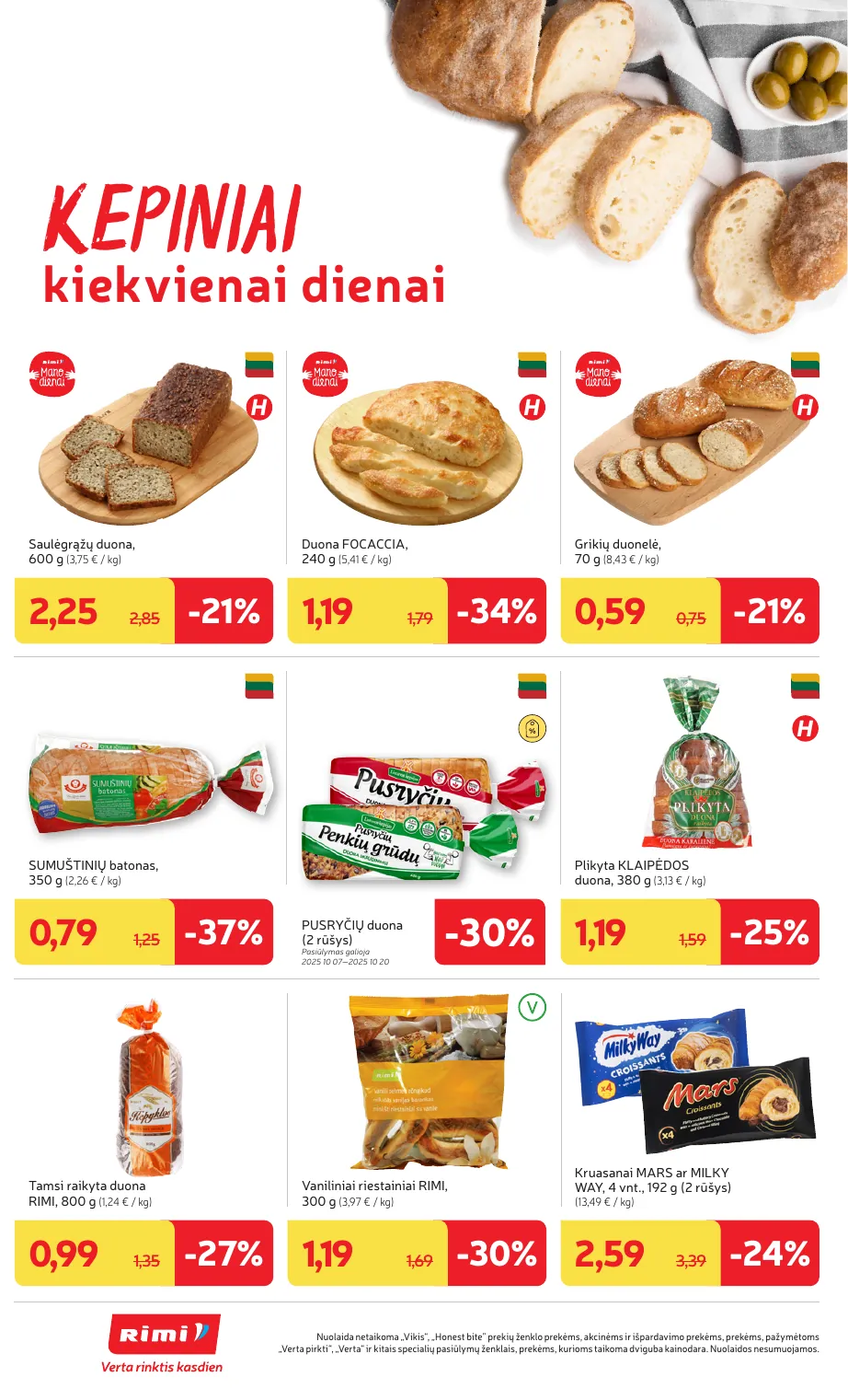 Rimi Savaitinis akcijų leidinys Nr. 41 (2025) – p.14