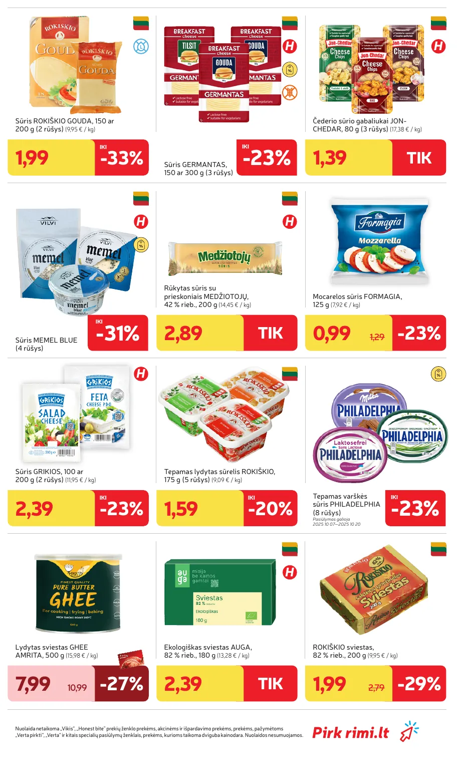 Rimi Savaitinis akcijų leidinys Nr. 41 (2025) – p.19