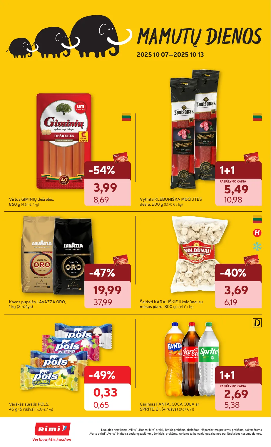 Rimi Savaitinis akcijų leidinys Nr. 41 (2025) – p.2