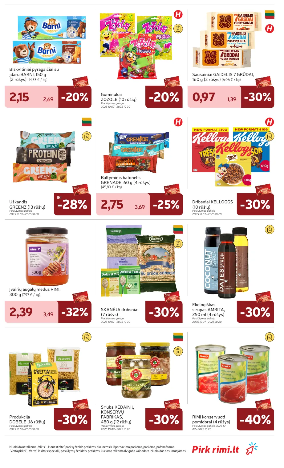 Rimi Savaitinis akcijų leidinys Nr. 41 (2025) – p.28