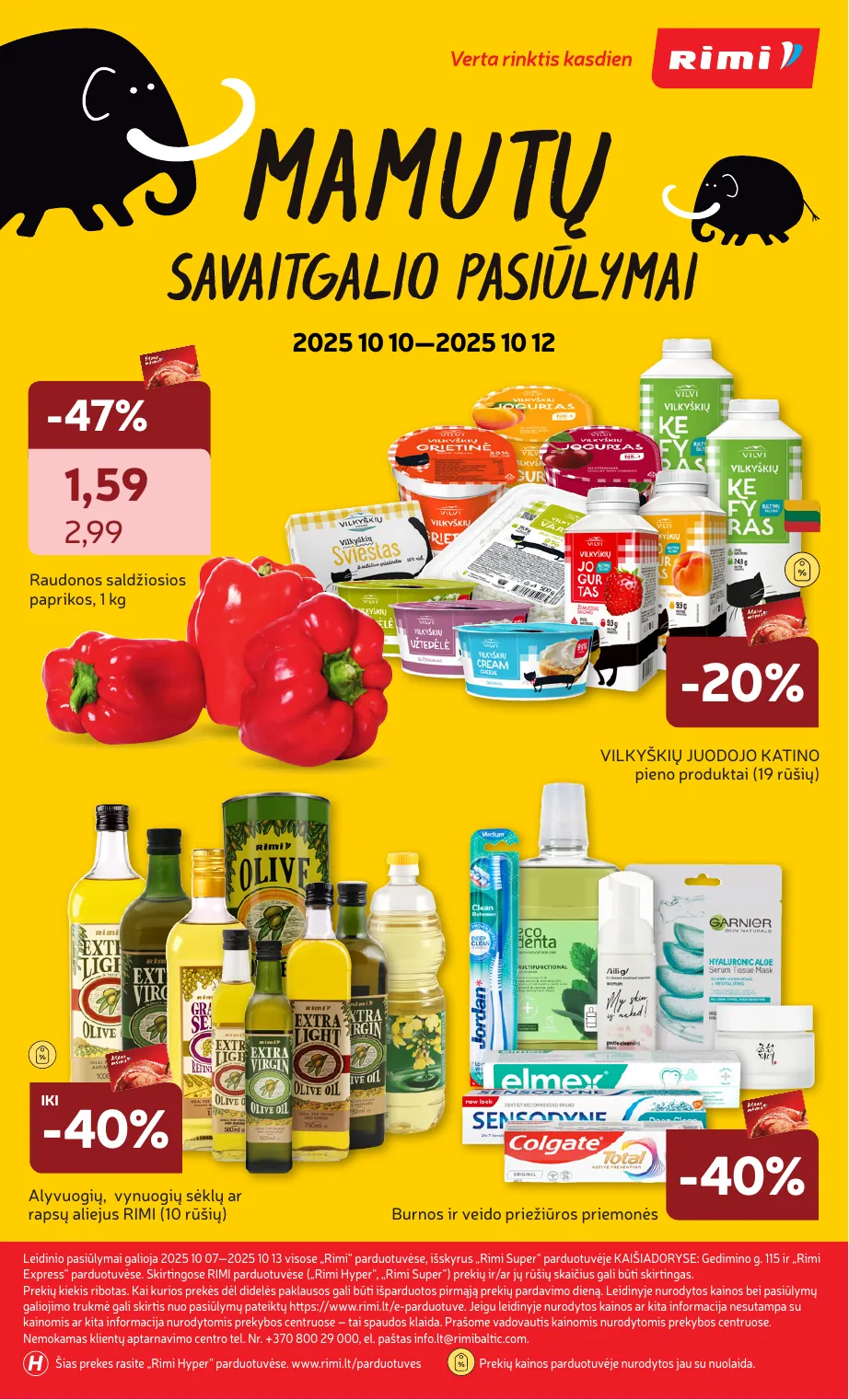 Rimi Savaitinis akcijų leidinys Nr. 41 (2025) – p.39