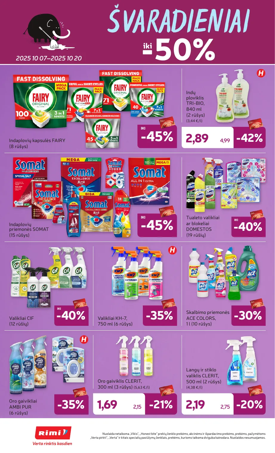 Rimi Savaitinis akcijų leidinys Nr. 41 (2025) – p.6
