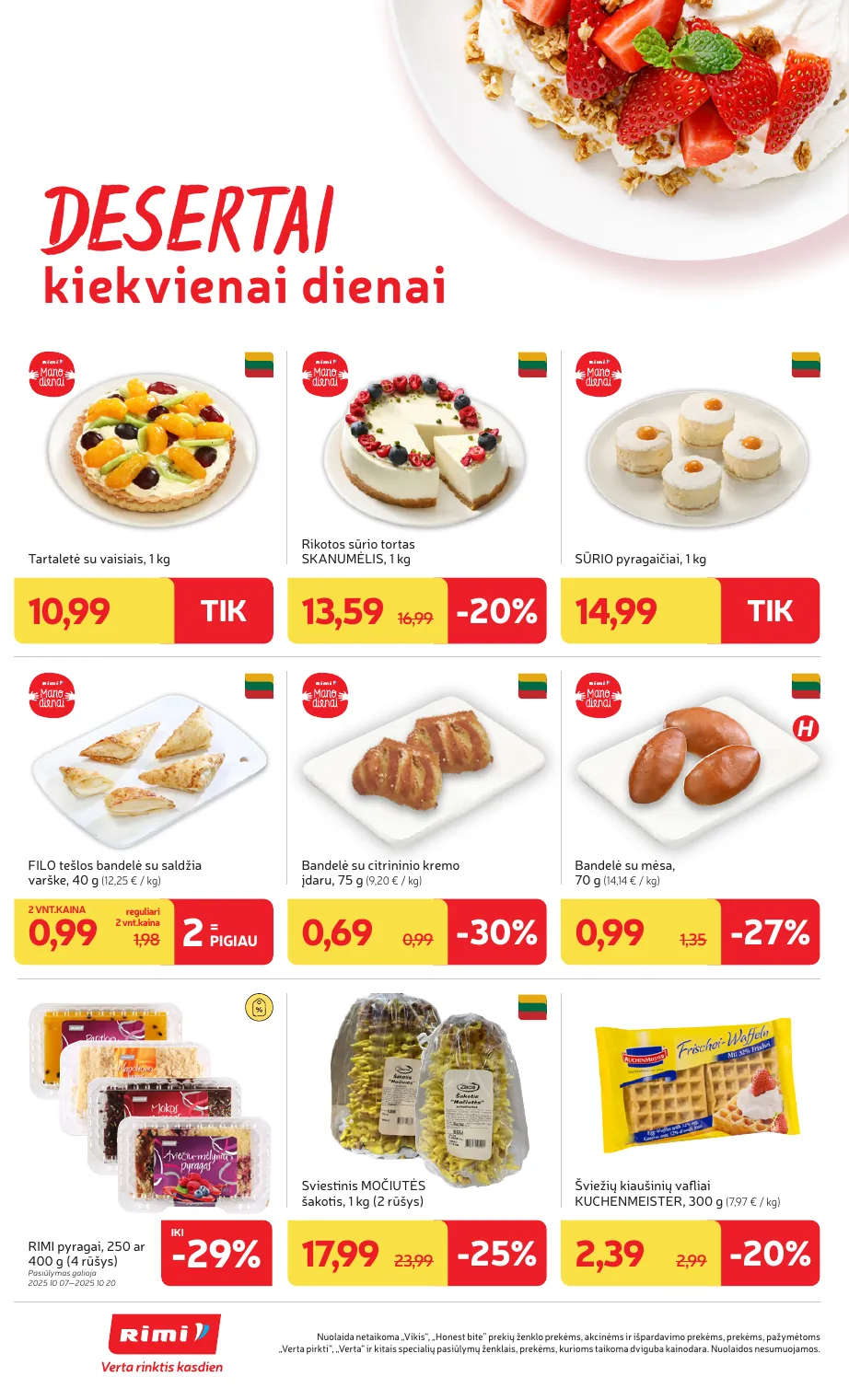 Rimi Savaitinis akcijų leidinys Nr. 42 (2025) – p.12