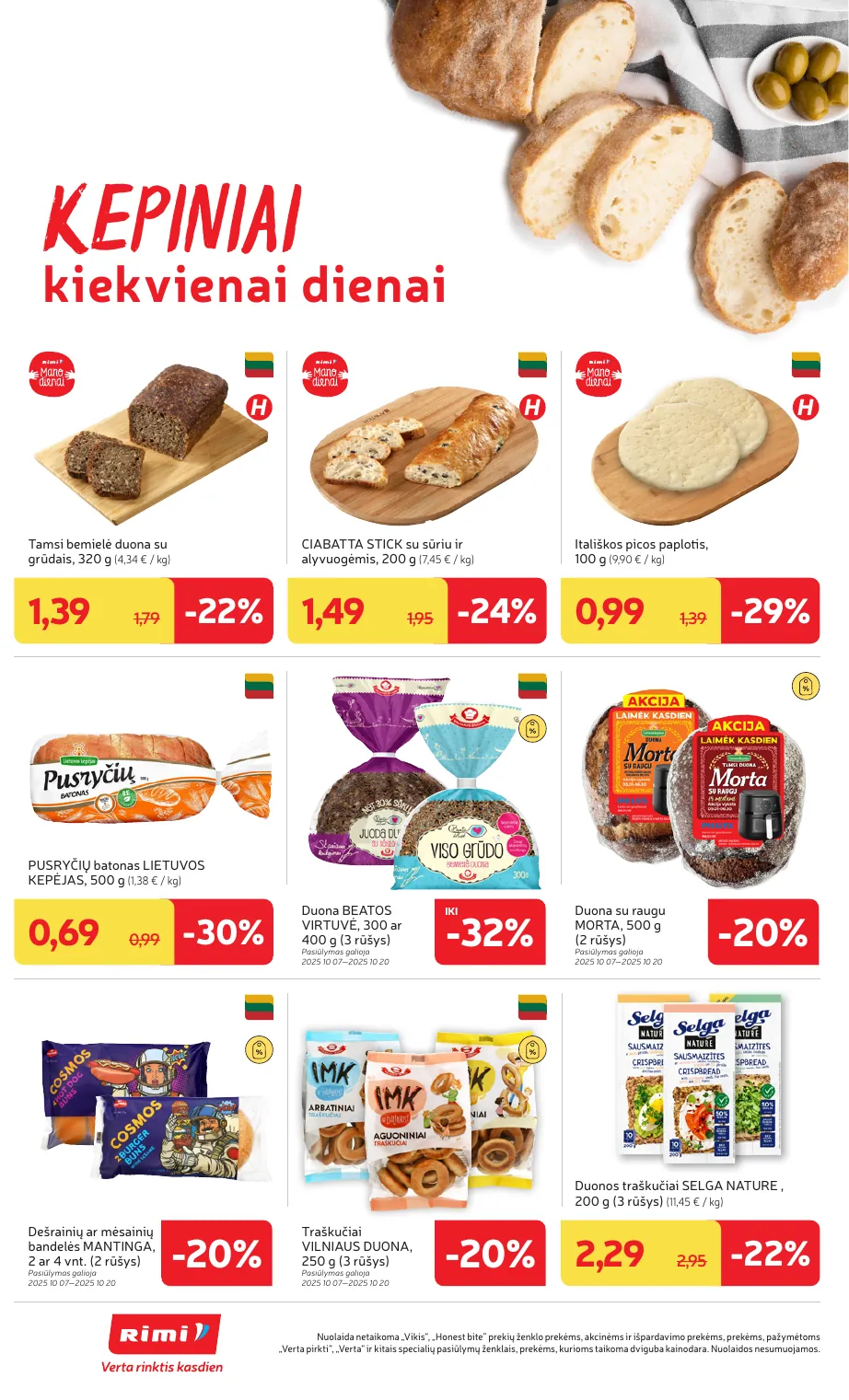 Rimi Savaitinis akcijų leidinys Nr. 42 (2025) – p.14