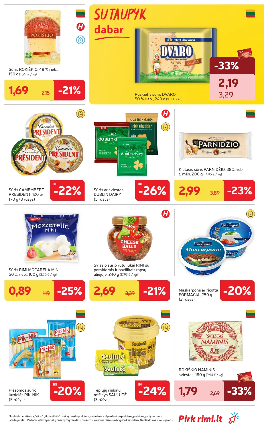 Rimi Savaitinis akcijų leidinys Nr. 42 (2025) – p.19