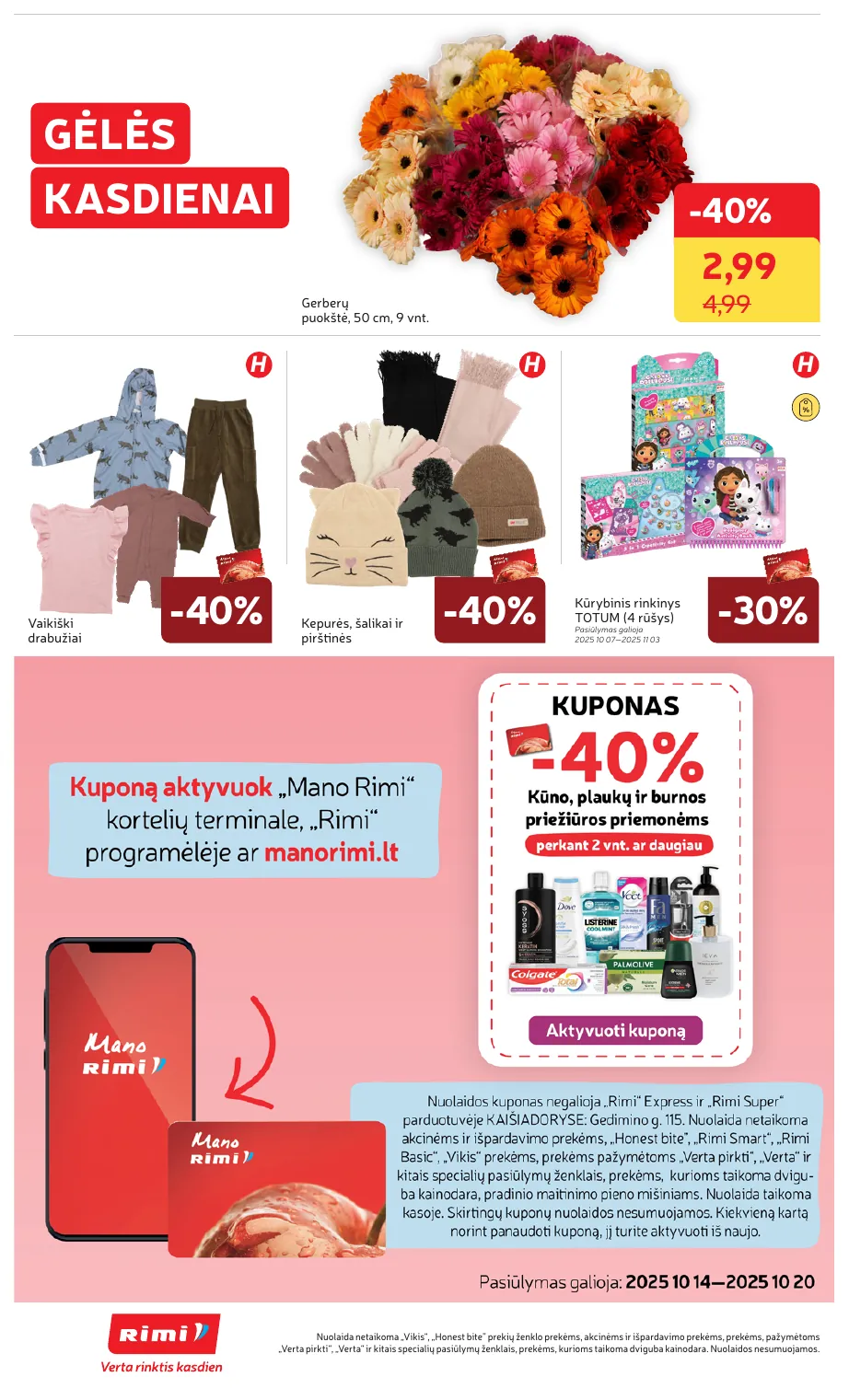 Rimi Savaitinis akcijų leidinys Nr. 42 (2025) – p.34