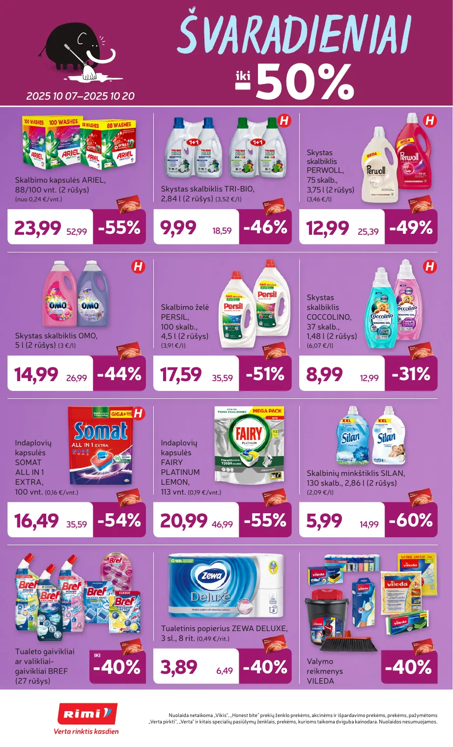 Rimi Savaitinis akcijų leidinys Nr. 42 (2025) – p.4