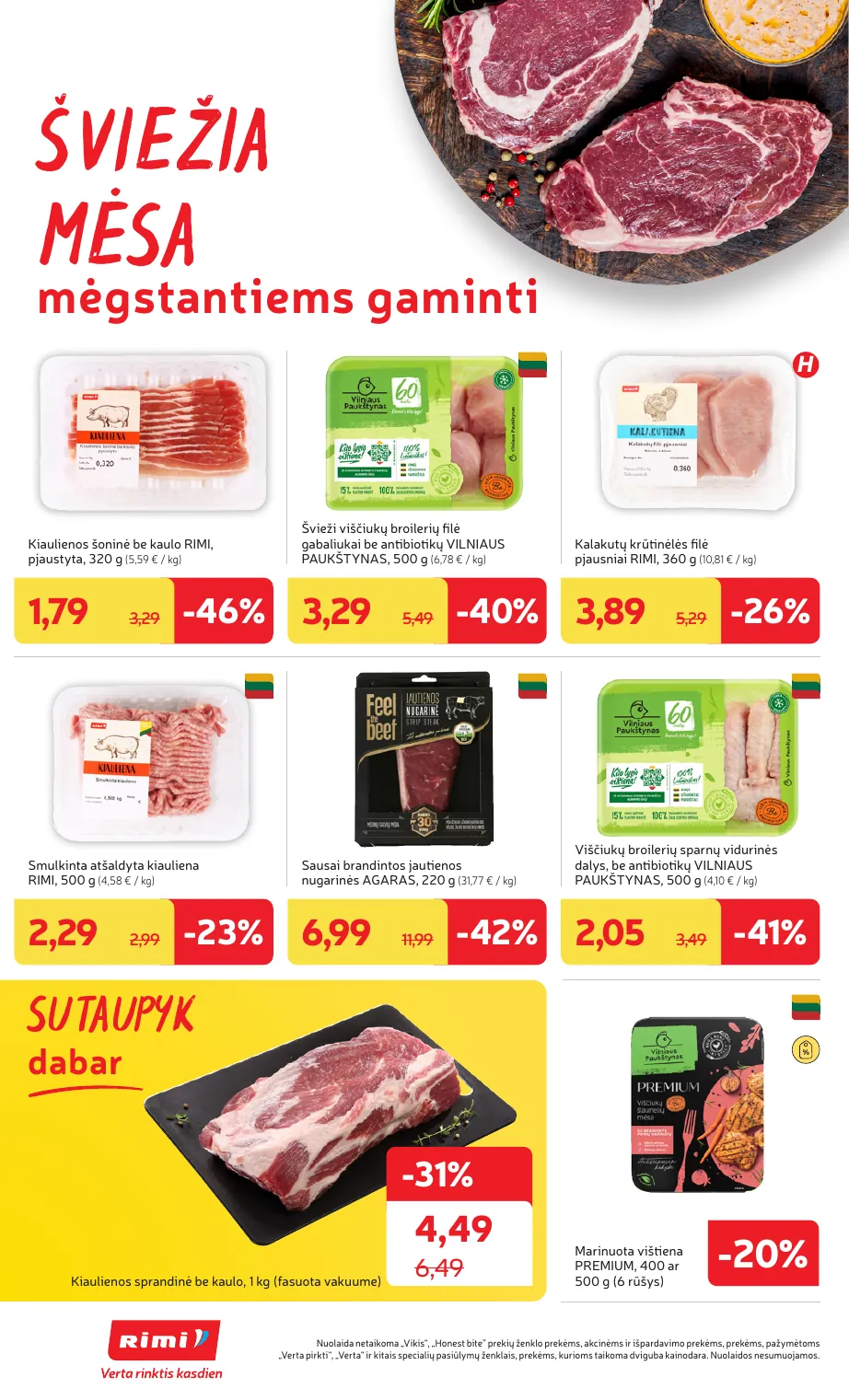 Rimi Savaitinis akcijų leidinys Nr. 42 (2025) – p.8