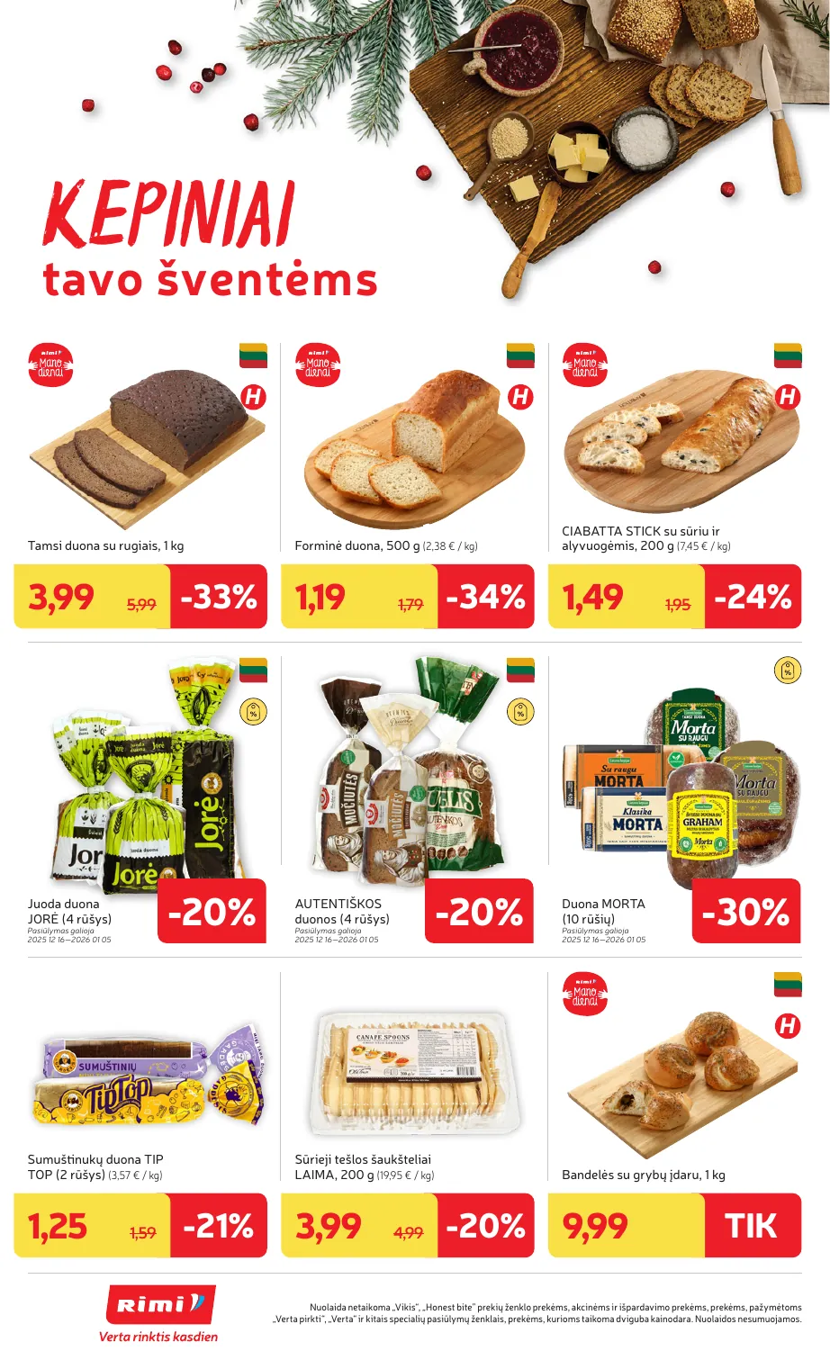 Rimi Savaitinis akcijų leidinys Nr. 51-52 (2025) – p.12