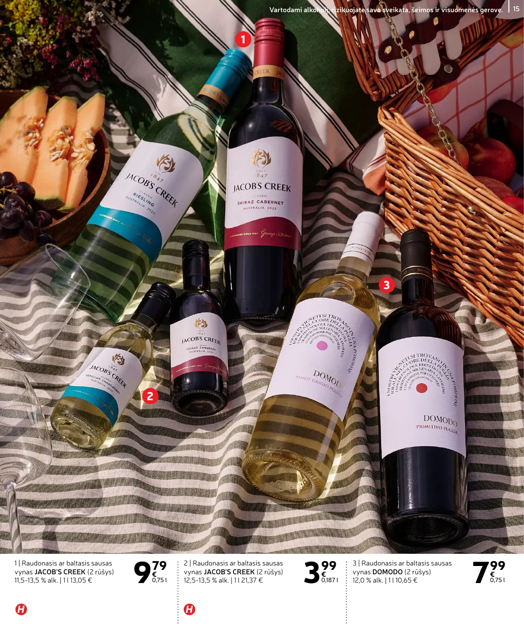 Rimi Vasaros ALKOHOLIO asortimento katalogas – p.15