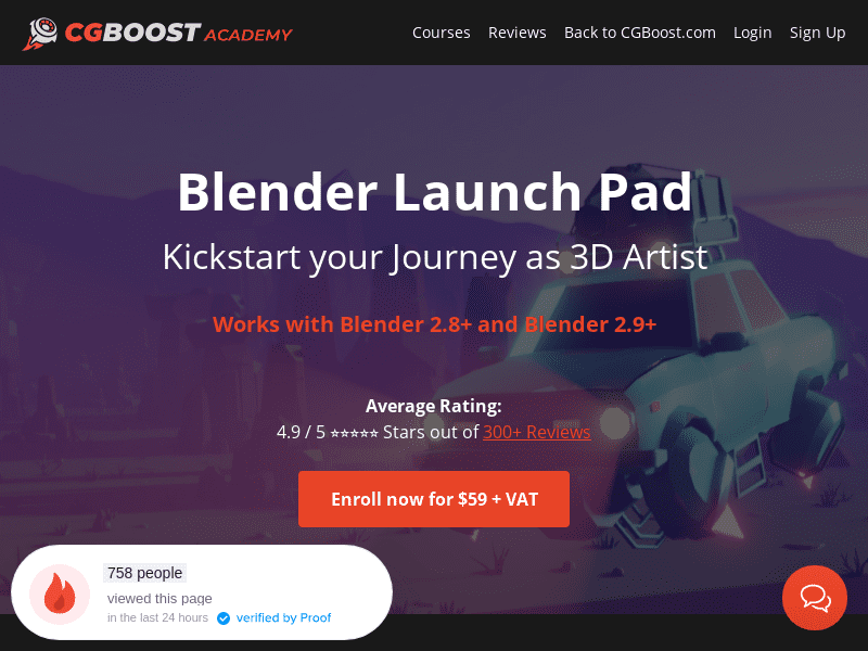 Blender Launch Pad