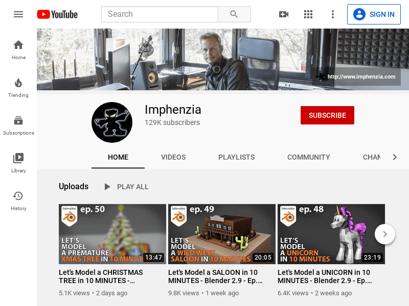 Imphenzia Youtube