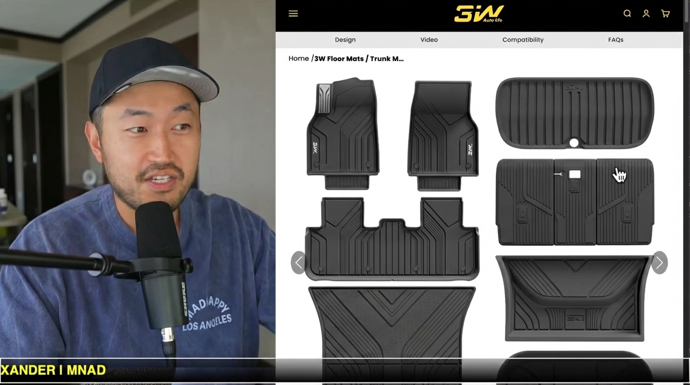 The strategy of using comparable used car listings to prove the market value of FSD to insurance adjusters.