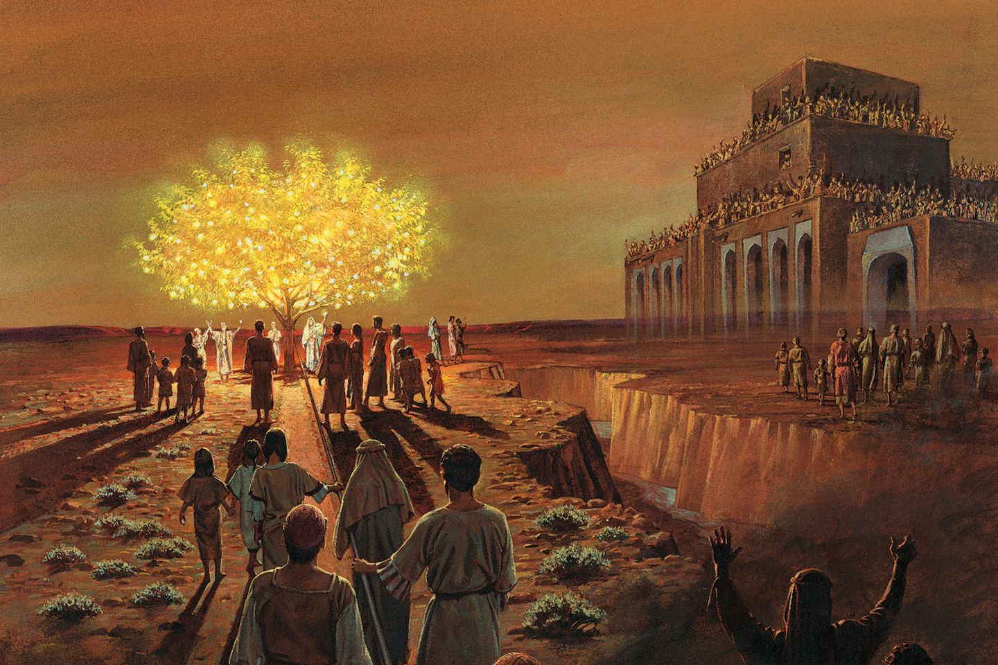 Lehi's Dream by Jerry Thompson. Via LDS.org