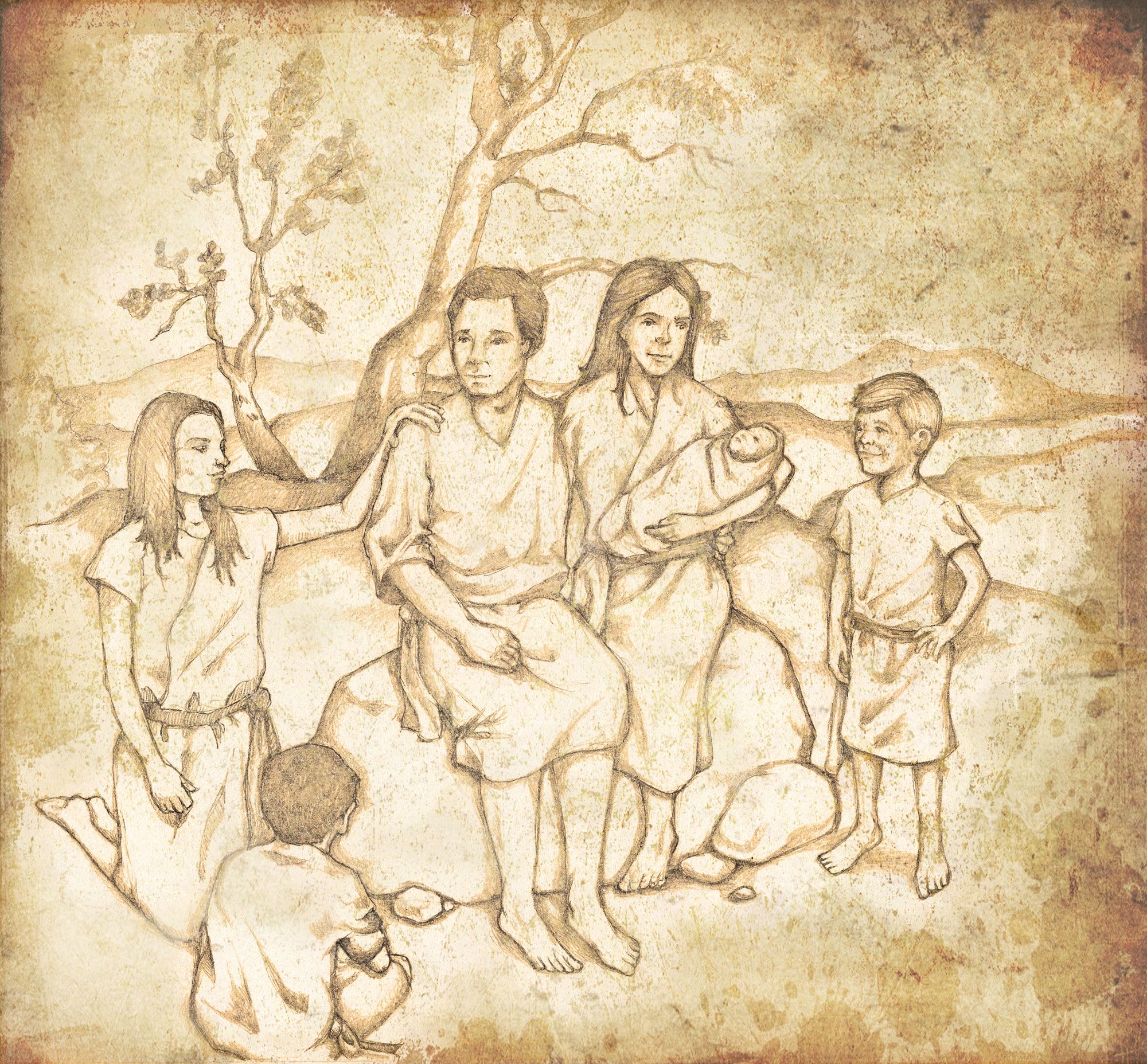 The Family of Adam and Eve, Jody Livingston