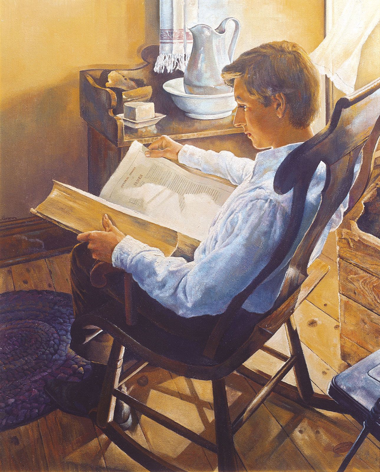 Joseph Smith Seeks Wisdom in the Bible by Dale Kilbourn.