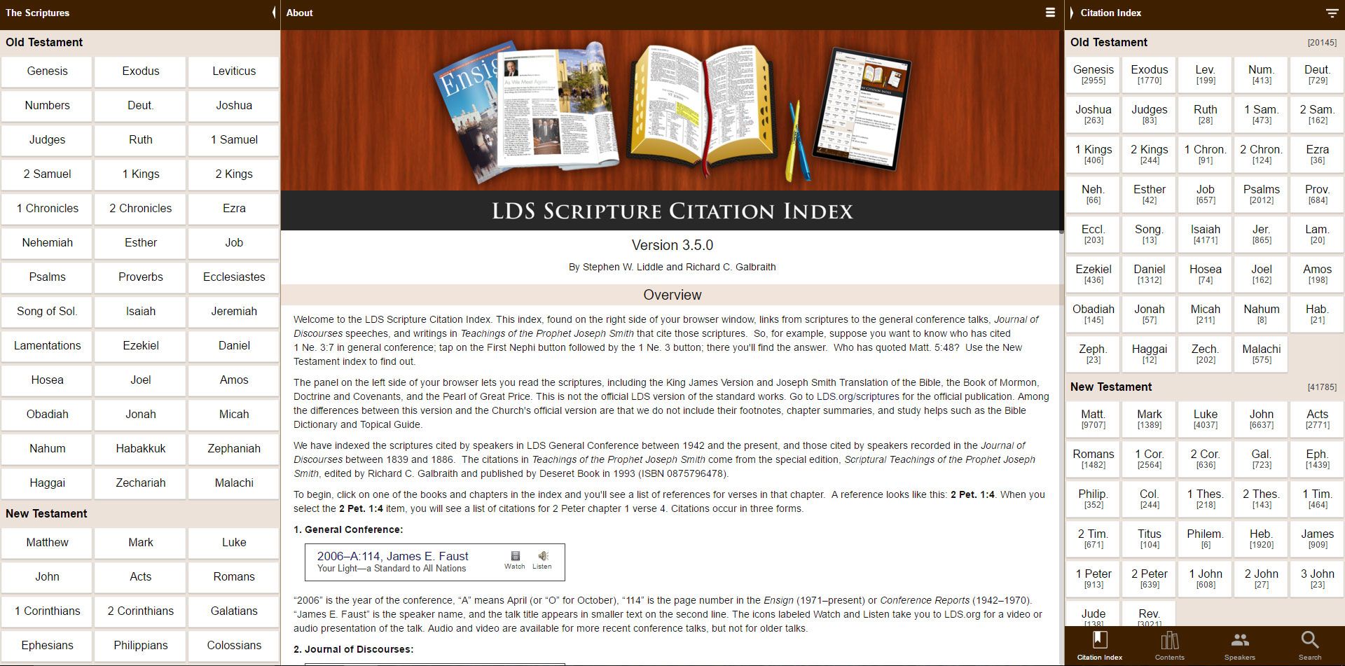 Scriptures.byu.edu Citation Index