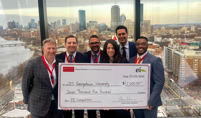 Georgetown SCS BU Winning Team in Boston 2025