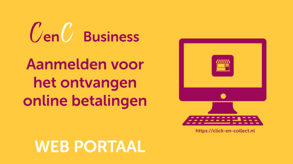 click en collect betalingen instellen web portal