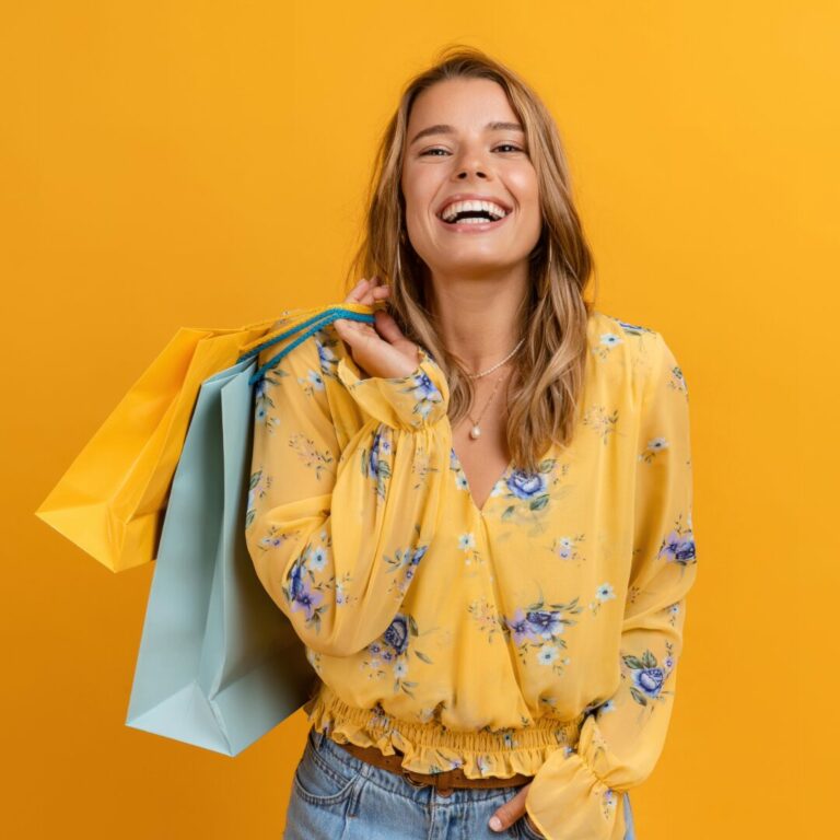 happy shopper