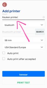 printer een naam geven