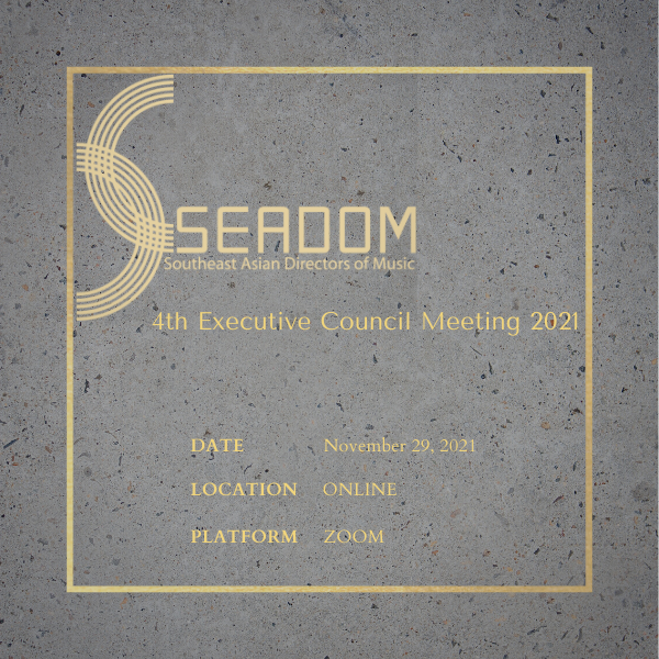 The 4th SEADOM ExCo Meeting 2021 Minutes