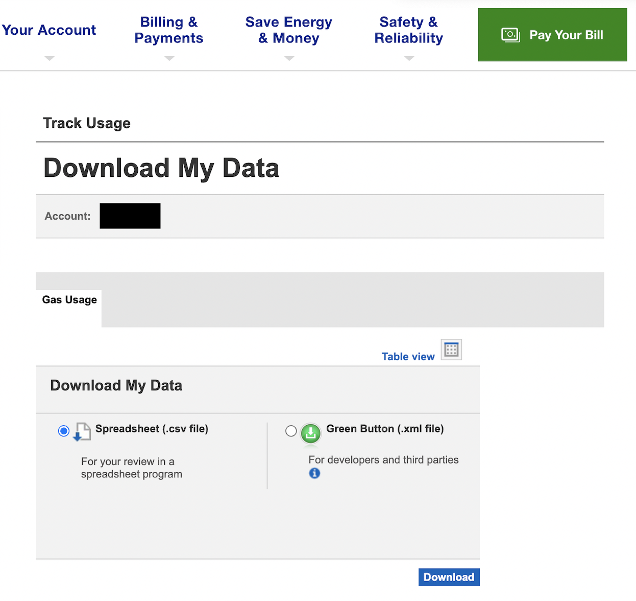 National Grid Download Data