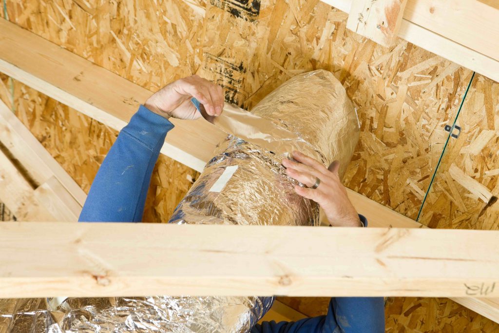 air sealing attic ducts