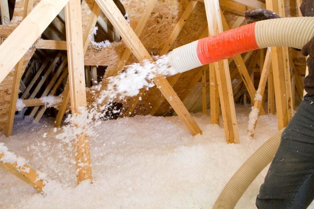 blown in cellulose attic insulation can help trap heat in your home
